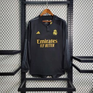 23-24 Real Madrid Third Fans Long Sleeve Jersey