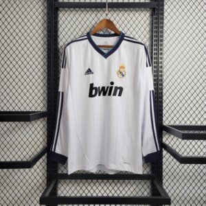 12-13 Real Madrid Home Retro Long Sleeve Jersey