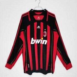 2006-07 AC Milan Home Long Sleeve Retro Jersey