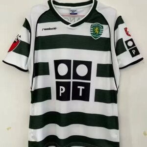 01-03 Sporting Home  Retro Jersey