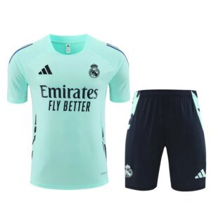 24-25 Real Madrid Blue Short Sleeve Training Suit