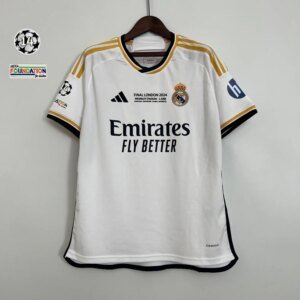 23-24 Real Madrid Home Fans  UCL Final Game Jersey