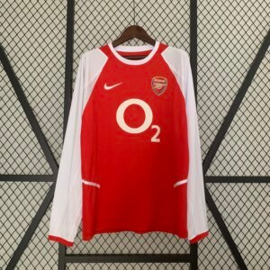 2002-04 Arsenal Home Long Sleeve Retro Jersey