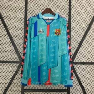 1996-97 Barcelona Away Long Sleeve Retro Jersey