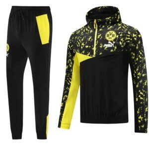 23-24 Borussia Dortmund Hooded Windbreaker Suit