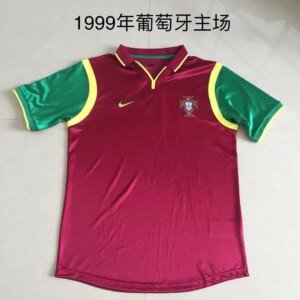1999 Portugal Home Retro Jersey