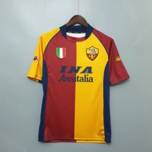 01-02  Roma Home Retro Jersey