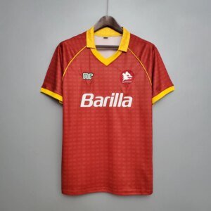 90-91 Roma Home Retro Jersey