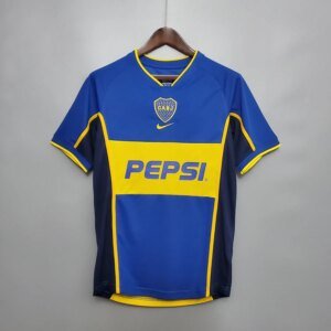 2002 Boca Juniors Home Retro Jersey