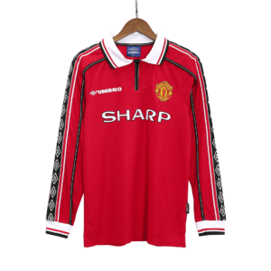 Manchester United Home Jersey Retro 1998/99 - Long Sleeve