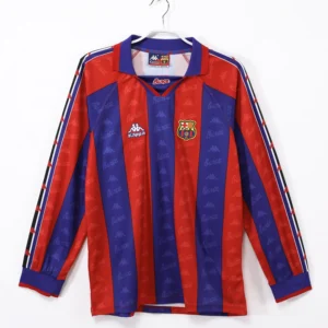 Barcelona Home Kit Retro Long Sleeve 95-97