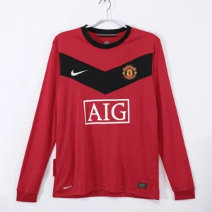 Manchester United Home long sleeve Kit Retro 09-10