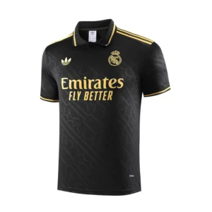 Real Madrid Black Polo Kit 25-26