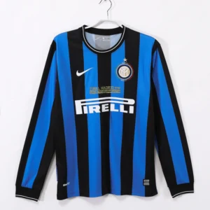 Inter Milan Home Kit Retro Long Sleeve 09-10