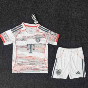 25-26 Bayern Munich Away Kids Kit
