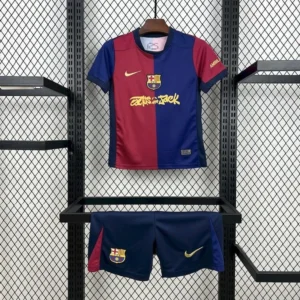 24-25 Barcelona Home TRAVIS SCOTT Kids Kit