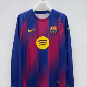 25-26 Barcelona Home Long Sleeve Kit